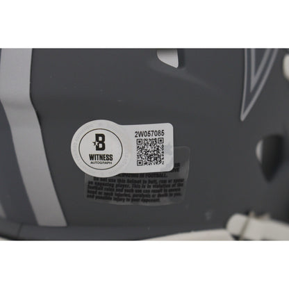 Dak Prescott Dallas Cowboys Autographed Slate Mini Helmet