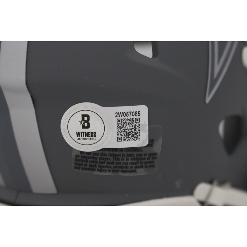 Dak Prescott Dallas Cowboys Autographed Slate Mini Helmet