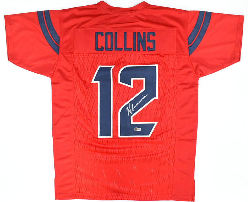 Nico Collins Autographed Houston Texans Red Custom Jersey