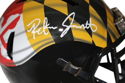 Rakim Jarrett Signed Maryland Terrapins Pride Speed Mini Helmet Beckett