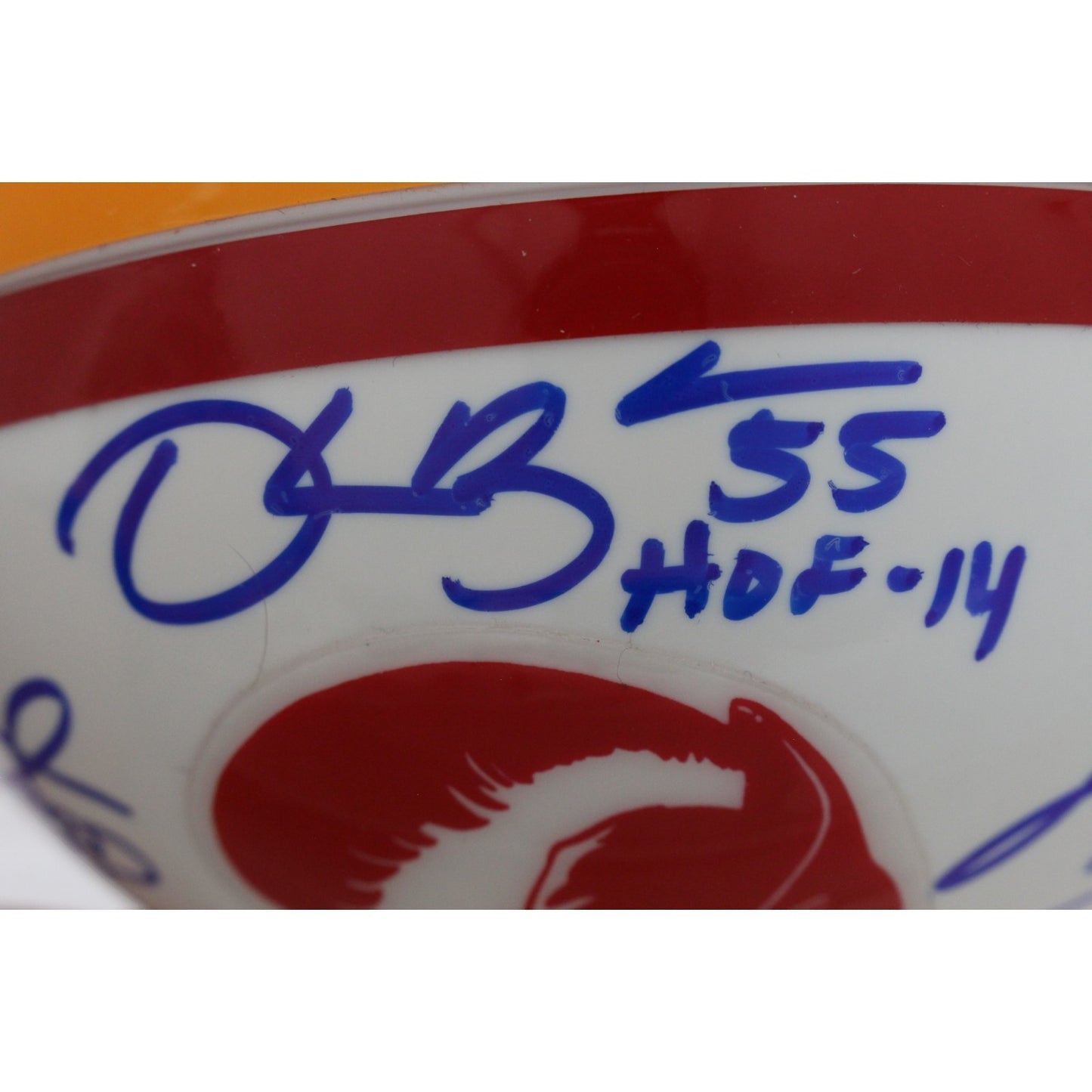 Lee Roy Selmon & Buccaneers Legends Signed Throwback Mini Helmet