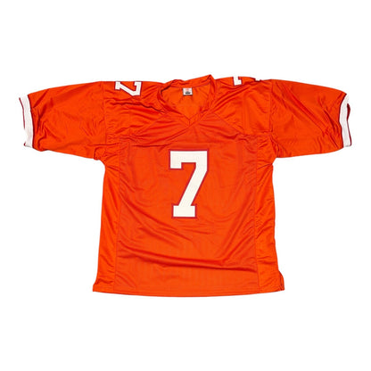 Bucky Irving Signed Tampa Bay Buccaneers Orange Custom Jersey