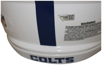 Carson Wentz Signed Indianapolis Colts Riddell Authentic Speed Helmet