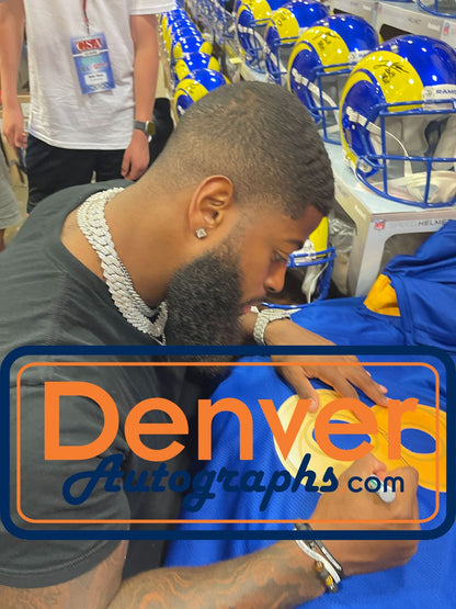 Jared Verse Signed Blue Pro Style Custom Jersey (Beckett COA)