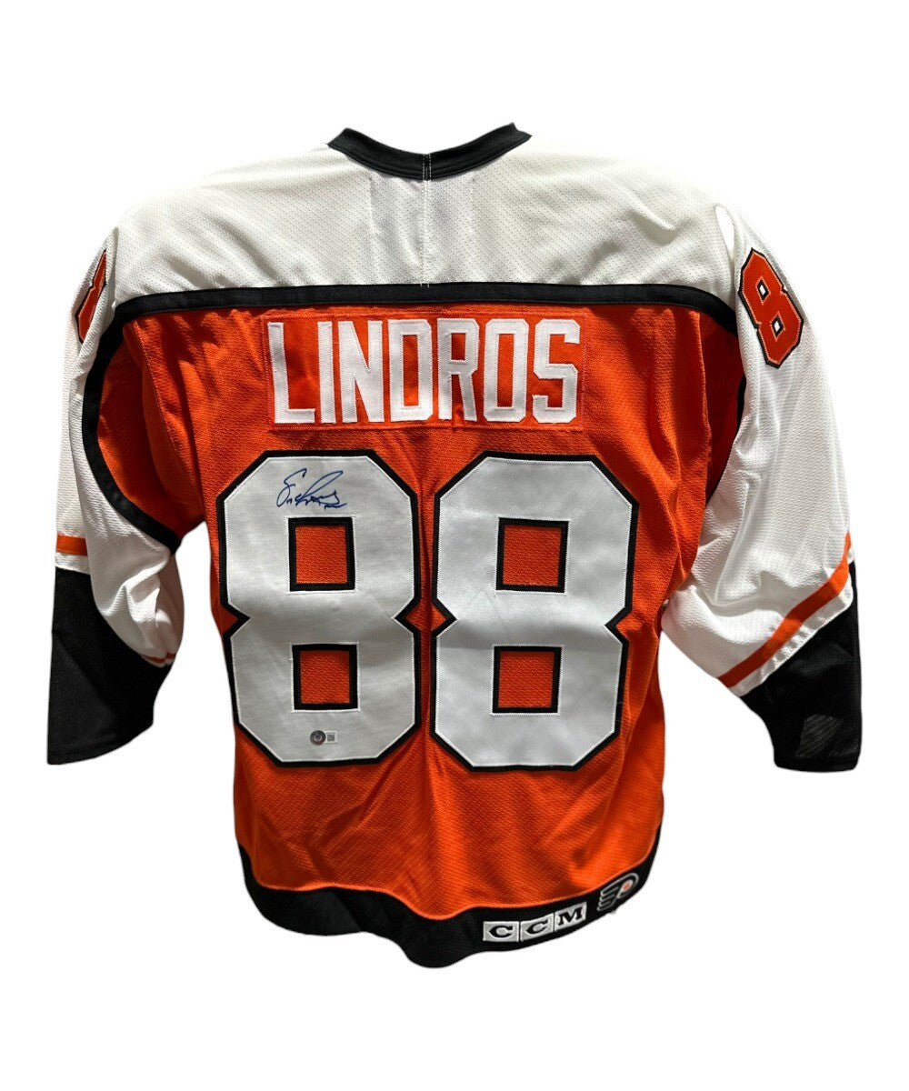 Eric Lindros Philadelphia Flyers Signed Replica Jersey (Beckett)