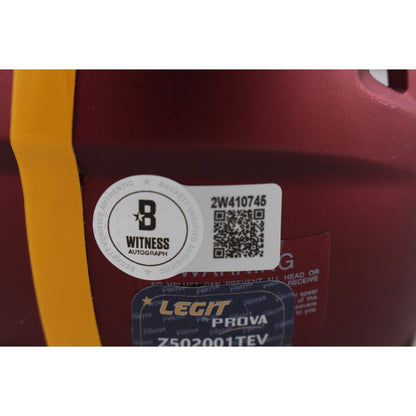 John Riggins Autographed Washington Commanders Speed Mini Helmet Beckett BAS