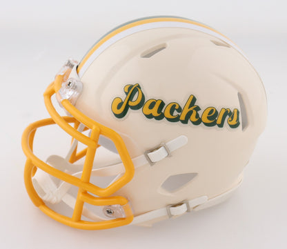 Dave Robinson Signed Green Bay Packers Retro Mini Helmet