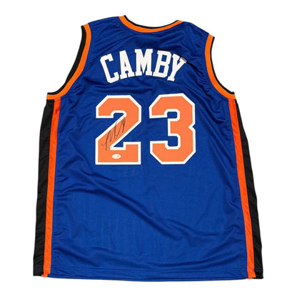 Marcus Camby Autographed New York Knicks Custom Jersey