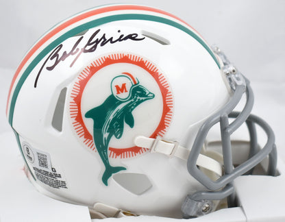Bob Griese Autographed Miami Dolphins 1972 Speed Mini Helmet