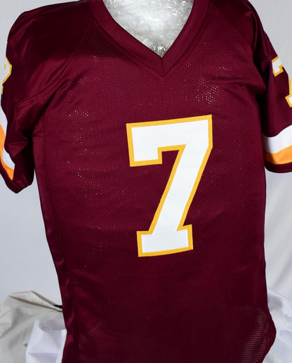Joe Theismann Signed Washington Maroon Custom Jersey - '83 MVP' Inscription