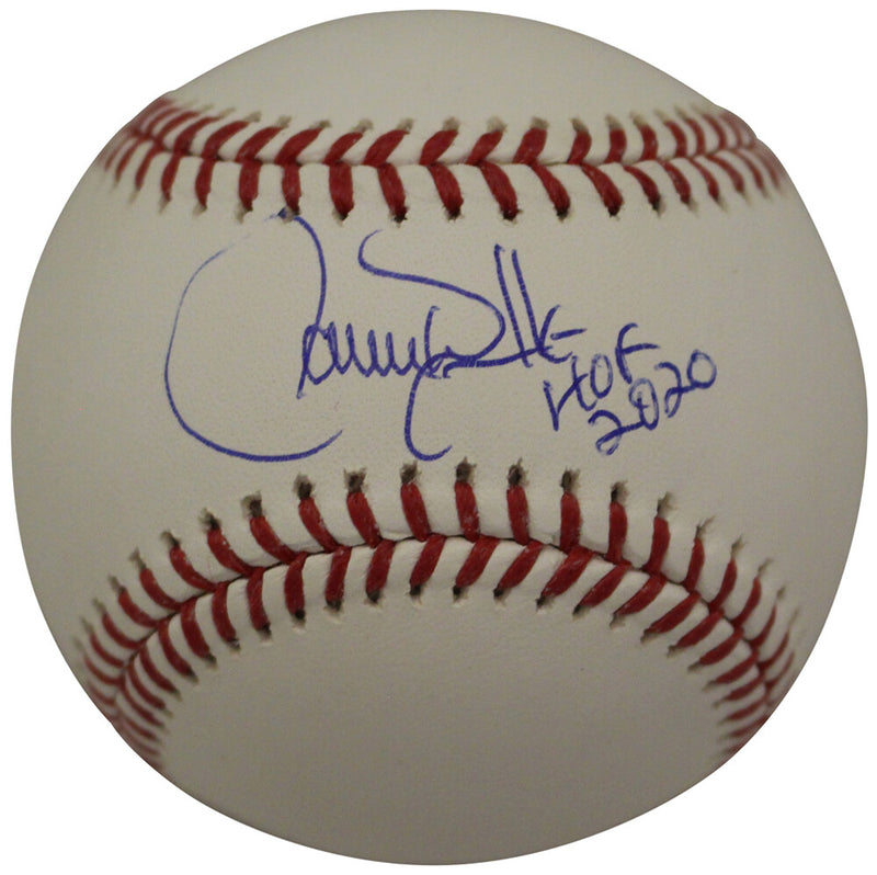 Larry Walker Autographed Colorado Rockies Official MLB Baseball HOF Inscribed