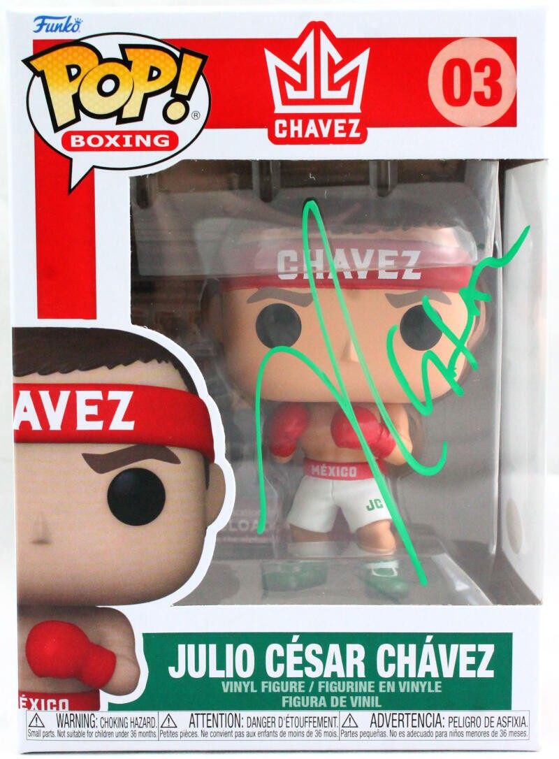Julio Cesar Chavez Signed Funko Pop Figurine #03