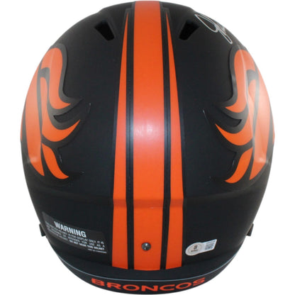 John Elway Denver Broncos Autographed Full Size Eclipse Helmet
