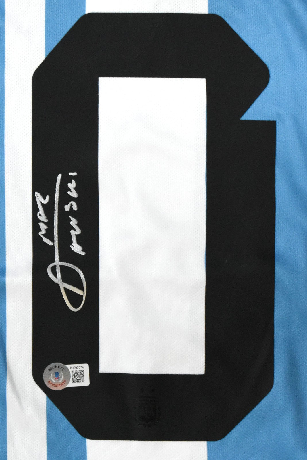 Alexis Mac Allister Signed Argentina Home Soccer Jersey