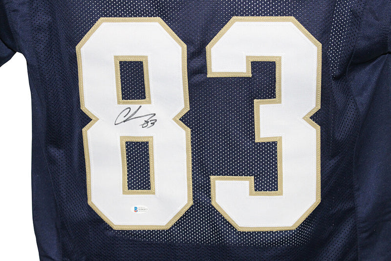 Chase Claypool Signed College Style Custom Football Jersey (BAS COA)