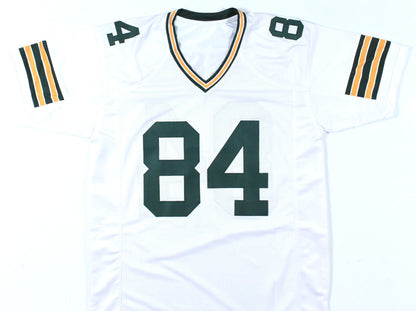Sterling Sharpe Signed Green Bay Packers White Custom Jersey
