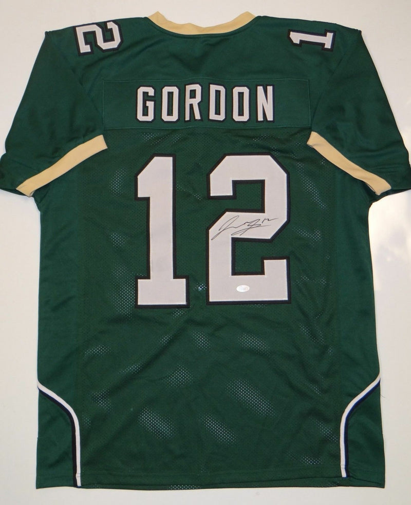 Josh Gordon Signed Green Custom Football Jersey