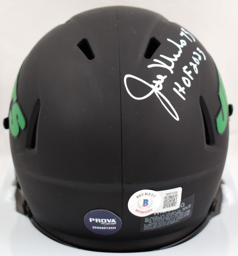 Joe Klecko Signed New York Jets Eclipse Speed Mini Helmet HOF 2023