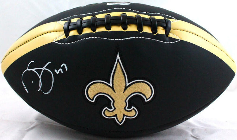 Darren Sproles Signed New Orleans Saints Black Logo Football