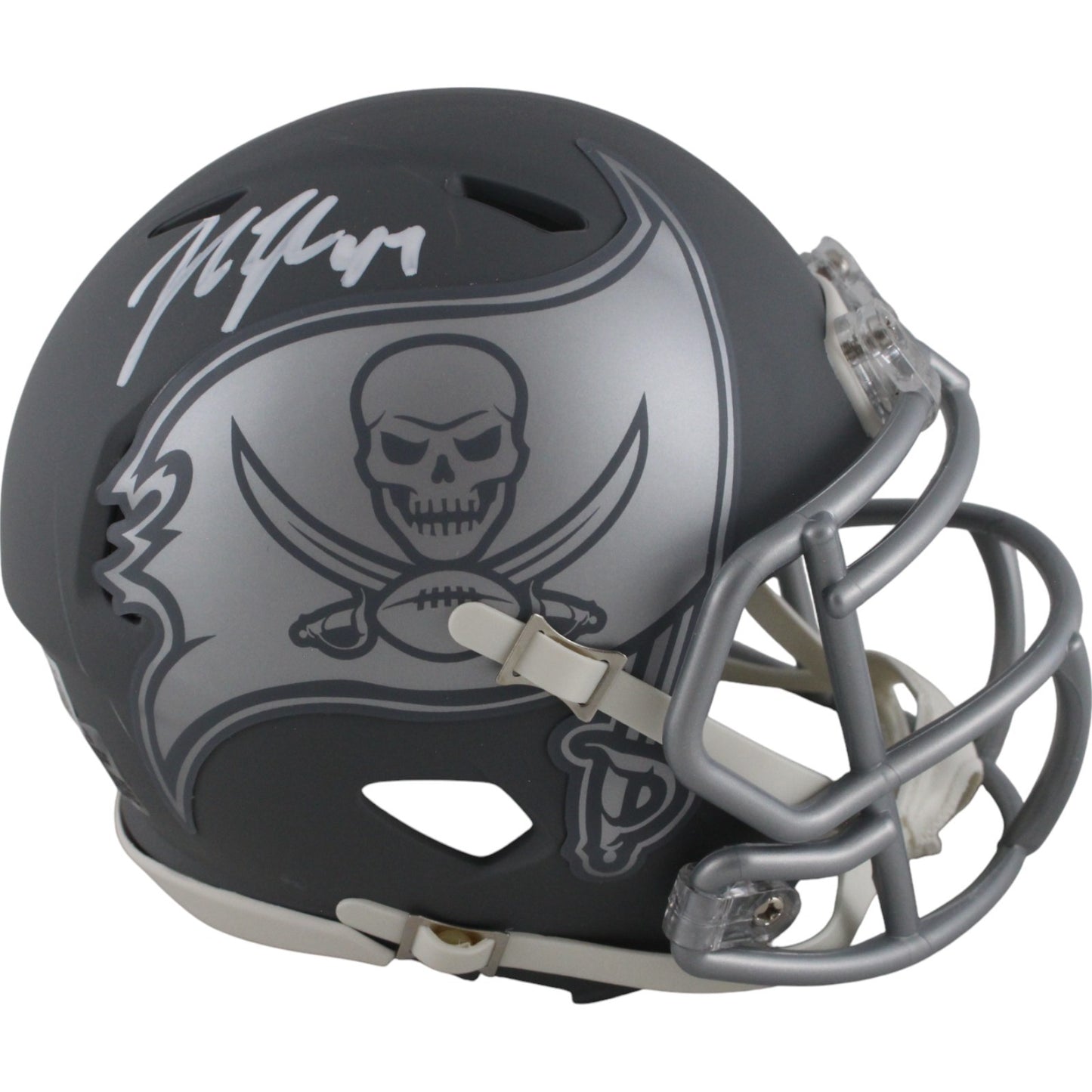 John Lynch Signed Tampa Bay Buccaneers Slate Mini Helmet Beckett