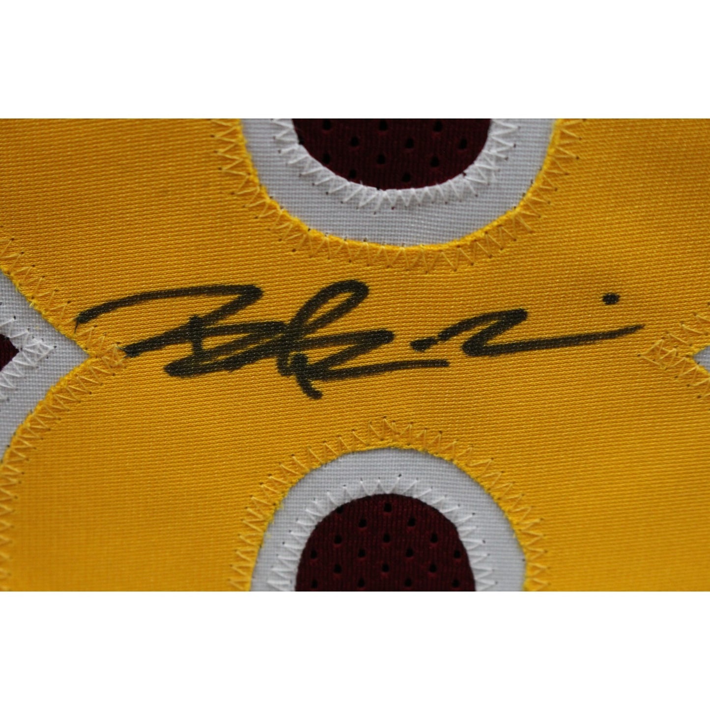 Brian Robinson Autographed Pro Style Red Jersey