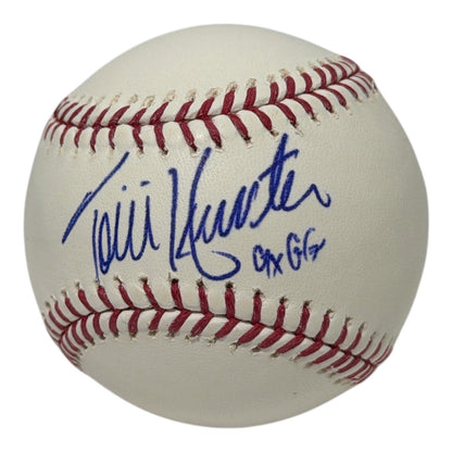 Torii Hunter Signed Official MLB Baseball - 9x GG Inscription