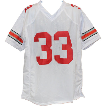 Jack Sawyer Autographed College Style White Jersey (Beckett Witnessed)