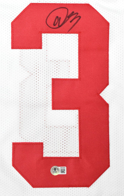 Abdul Carter Autographed New York Giants Style Custom Jersey
