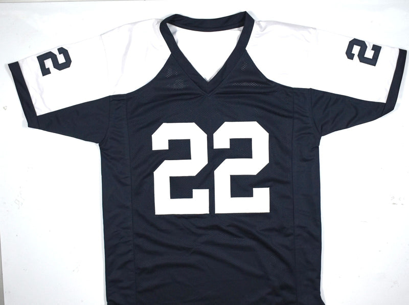 Emmitt Smith Signed Dallas Cowboys Custom Jersey - Black