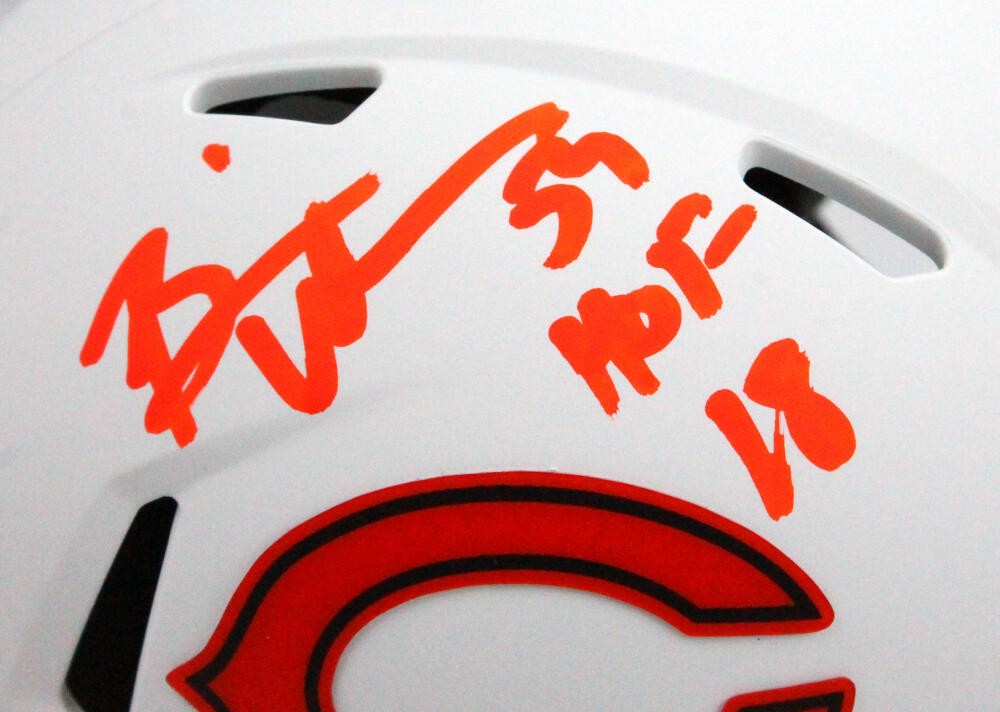 Brian Urlacher Signed Chicago Bears Lunar Speed Mini Helmet (HOF)