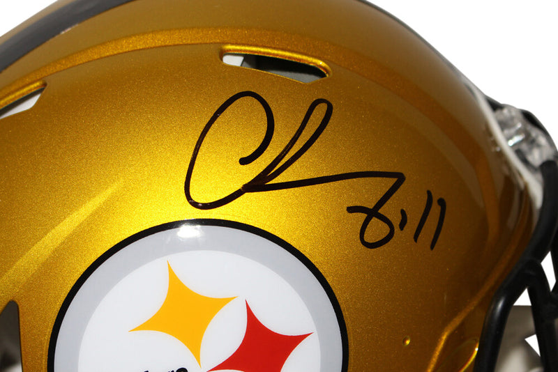 Chase Claypool Signed Pittsburgh Steelers Authentic Flash Speed Helmet