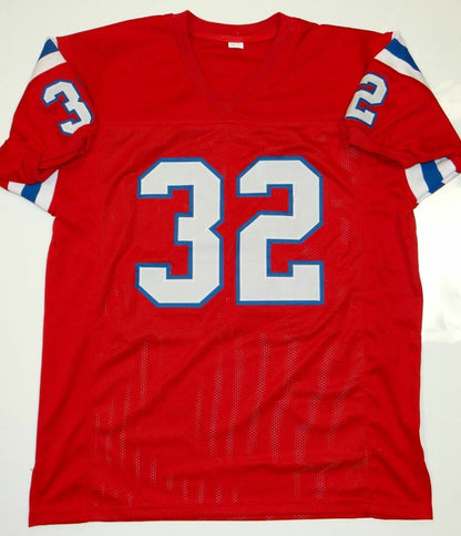 Craig James Autographed Red Custom Jersey