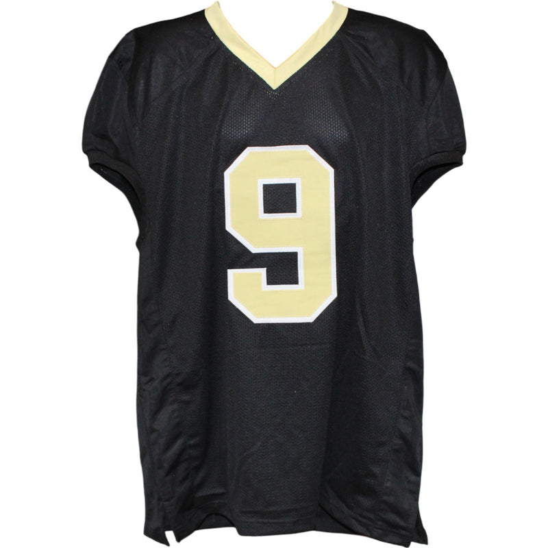 Drew Brees Autographed Black Pro Style Custom Jersey (BAS Witnessed)