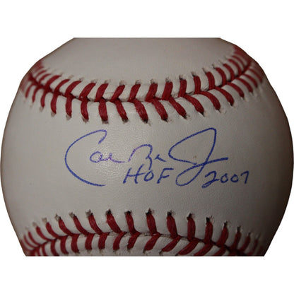 Cal Ripken Jr. Autographed Baltimore Orioles OML Baseball (HOF Inscription)