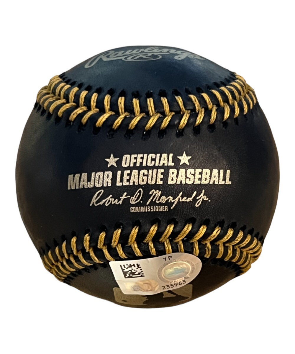 Max Scherzer Autographed Black New York Mets MLB Baseball