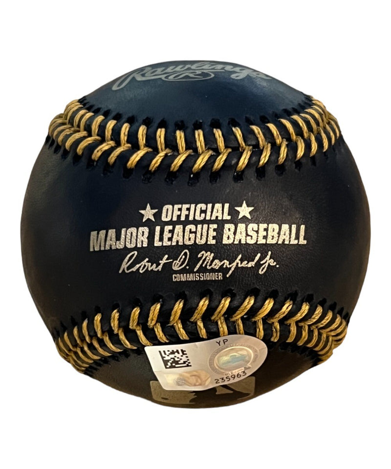 Max Scherzer Autographed Black New York Mets MLB Baseball