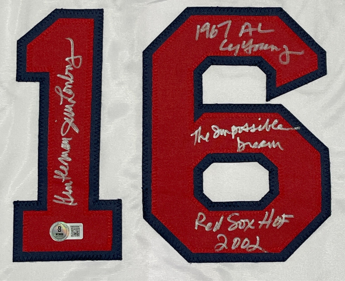 Jim Lonborg Signed Boston Red Sox Custom Jersey (4 Inscriptions)