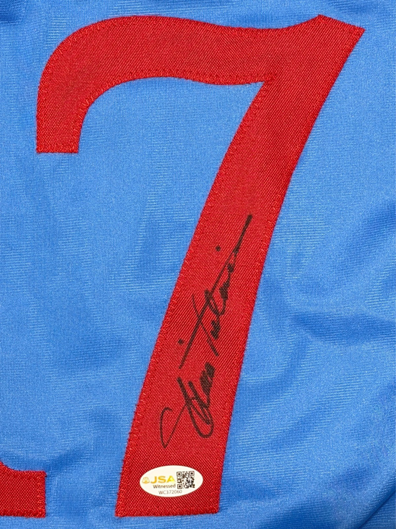 Ellis Valentine Montreal Expos Autographed Custom Jersey (JSA Witness)