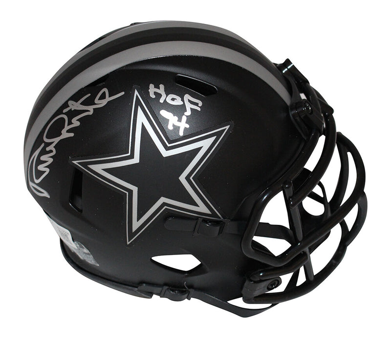 Randy White Dallas Cowboys Autographed Eclipse Mini Helmet HOF Inscription