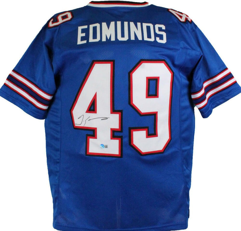 Tremaine Edmunds Autographed Buffalo Bills Blue Custom Jersey