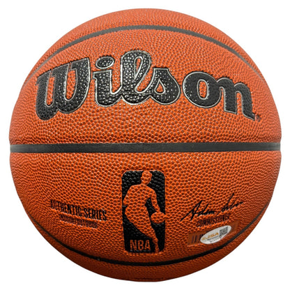 Larry Johnson Signed Wilson NBA Basketball - '92 ROY' Inscription