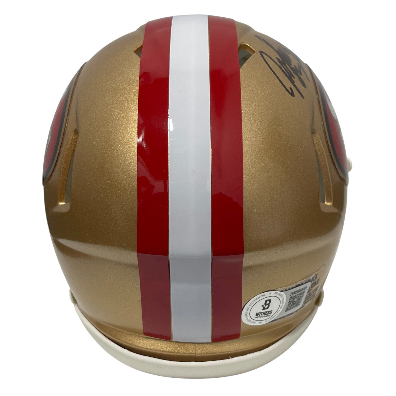 John Taylor Signed San Francisco 49ers Throwback Mini Helmet