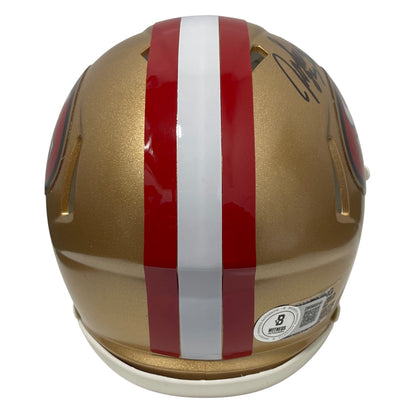 John Taylor Signed San Francisco 49ers Throwback Mini Helmet
