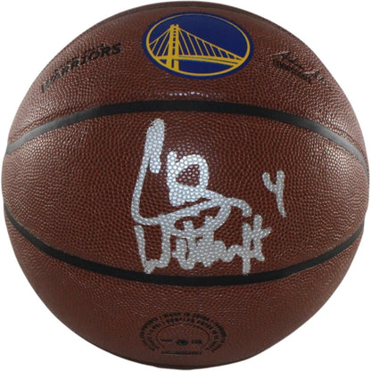 Chris Webber Signed Golden State Warriors Logo Basketball