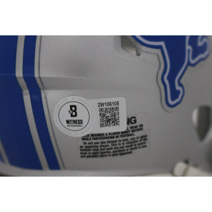 Calvin Johnson Detroit Lions Autographed Speed Mini Helmet