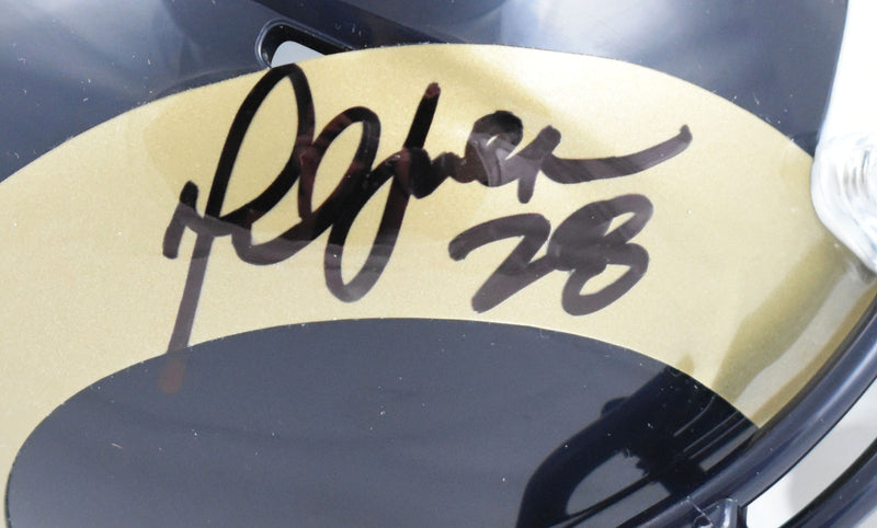 Marshall Faulk Signed St. Louis Rams Speed Mini Helmet