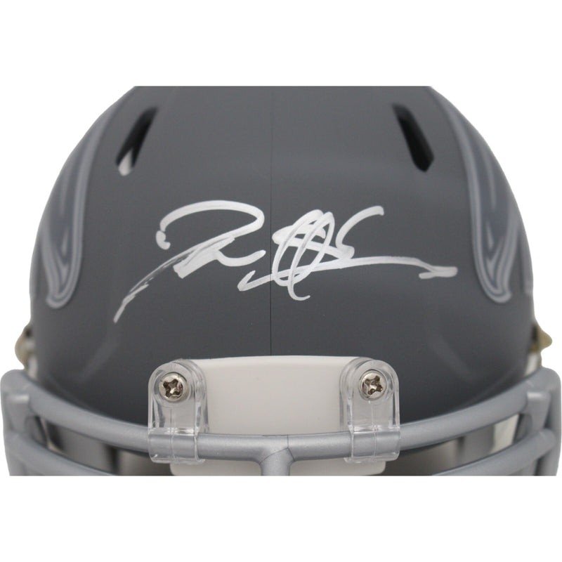 Deion Sanders Signed Atlanta Falcons Slate Mini Helmet