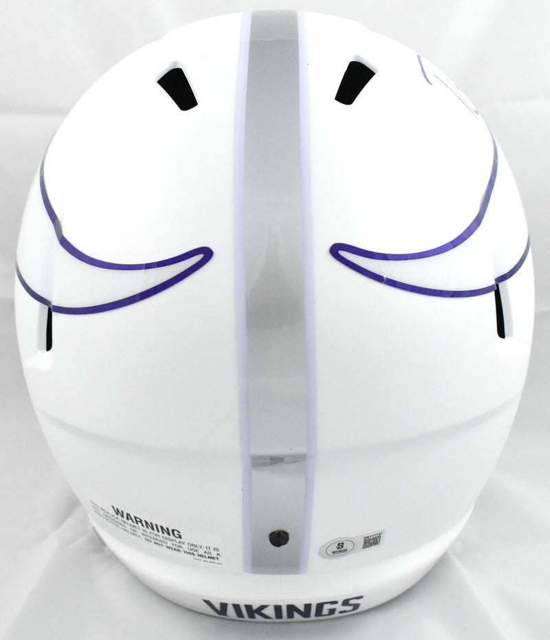 Randy Moss Signed Minnesota Vikings Full Size Speed Helmet - 2024 Alternate