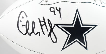 Charles Haley Autographed Dallas Cowboys Logo Football