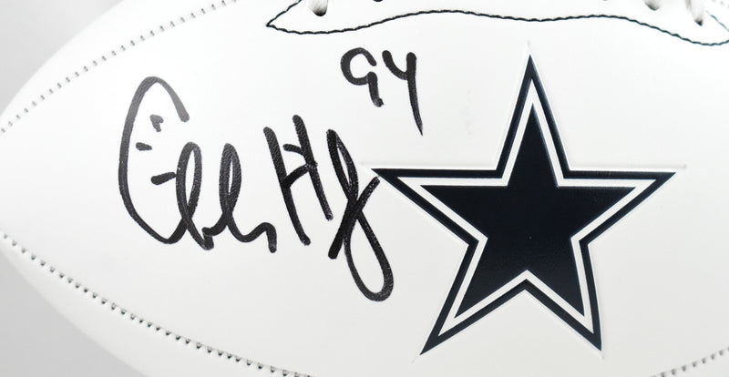Charles Haley Autographed Dallas Cowboys Logo Football